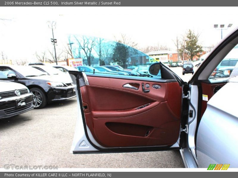 Iridium Silver Metallic / Sunset Red 2006 Mercedes-Benz CLS 500