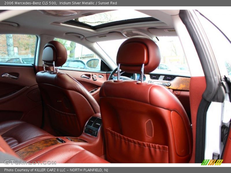 Iridium Silver Metallic / Sunset Red 2006 Mercedes-Benz CLS 500