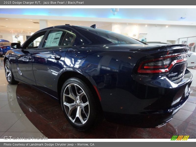 Jazz Blue Pearl / Black/Pearl 2015 Dodge Charger R/T