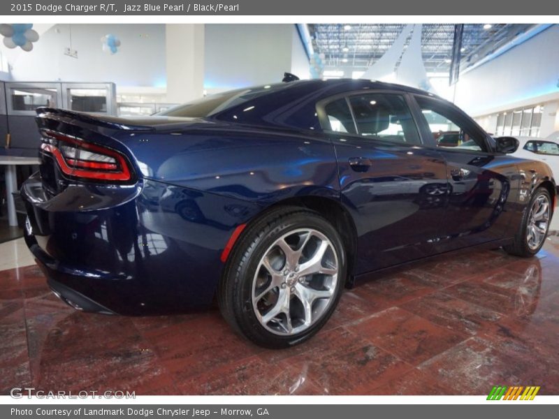 Jazz Blue Pearl / Black/Pearl 2015 Dodge Charger R/T