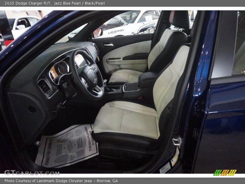 Jazz Blue Pearl / Black/Pearl 2015 Dodge Charger R/T