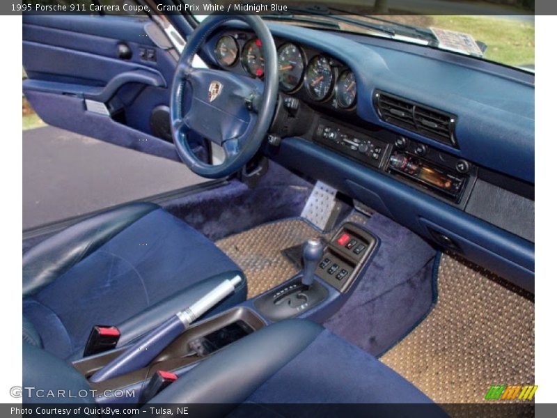  1995 911 Carrera Coupe Midnight Blue Interior