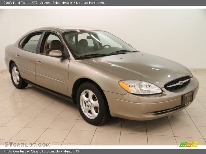 Arizona Beige Metallic / Medium Parchment 2003 Ford Taurus SES