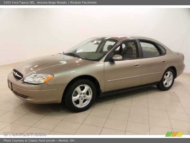 Arizona Beige Metallic / Medium Parchment 2003 Ford Taurus SES
