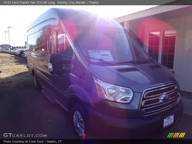 Sterling Grey Metallic / Pewter 2015 Ford Transit Van 250 HR Long