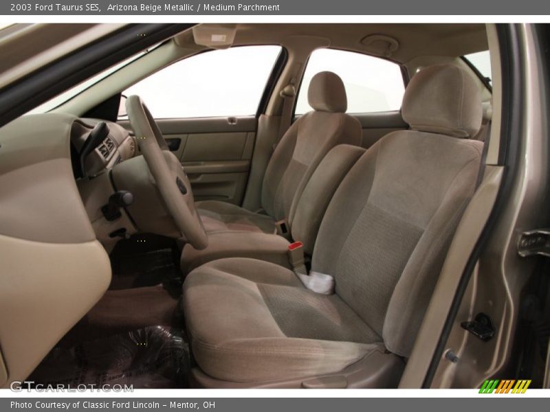 Arizona Beige Metallic / Medium Parchment 2003 Ford Taurus SES