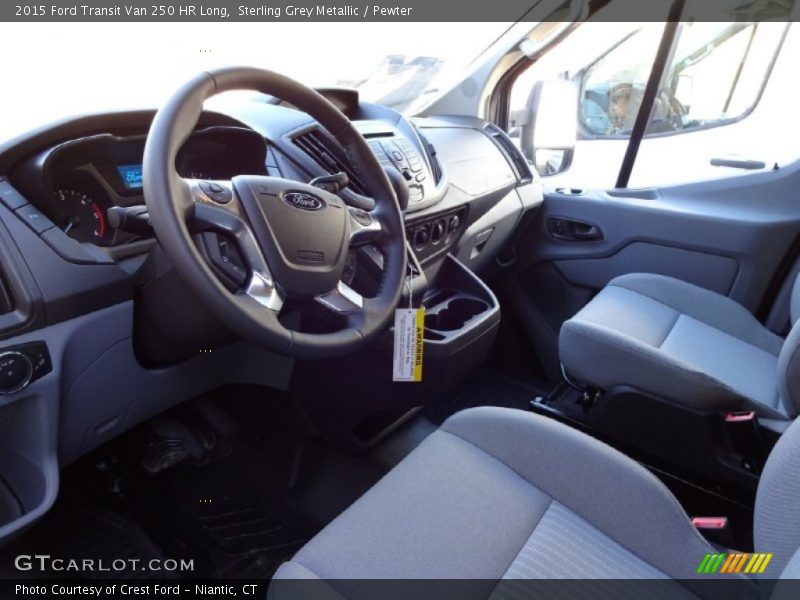 Sterling Grey Metallic / Pewter 2015 Ford Transit Van 250 HR Long