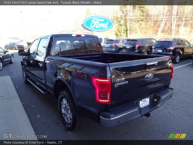 Tuxedo Black Metallic / Black 2015 Ford F150 Lariat SuperCrew 4x4