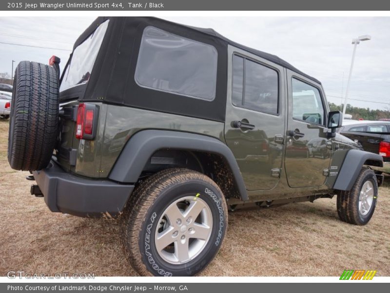 Tank / Black 2015 Jeep Wrangler Unlimited Sport 4x4