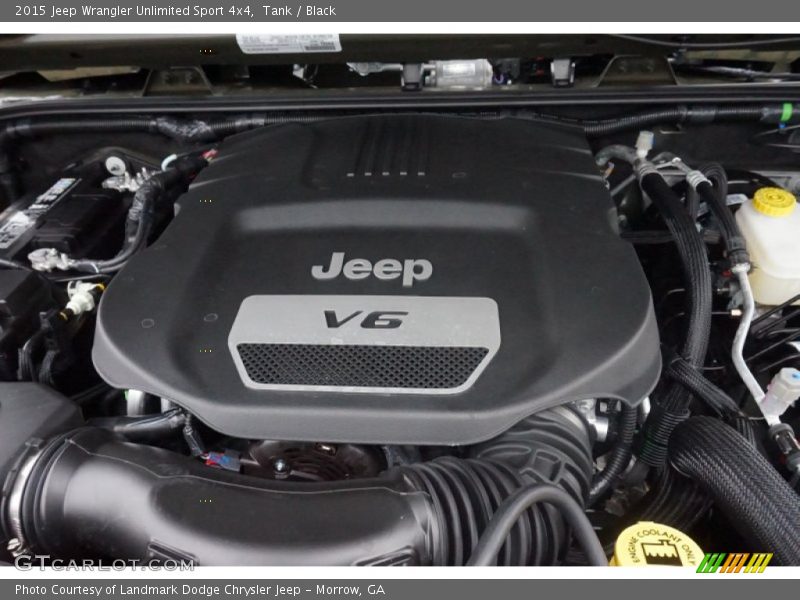 Tank / Black 2015 Jeep Wrangler Unlimited Sport 4x4