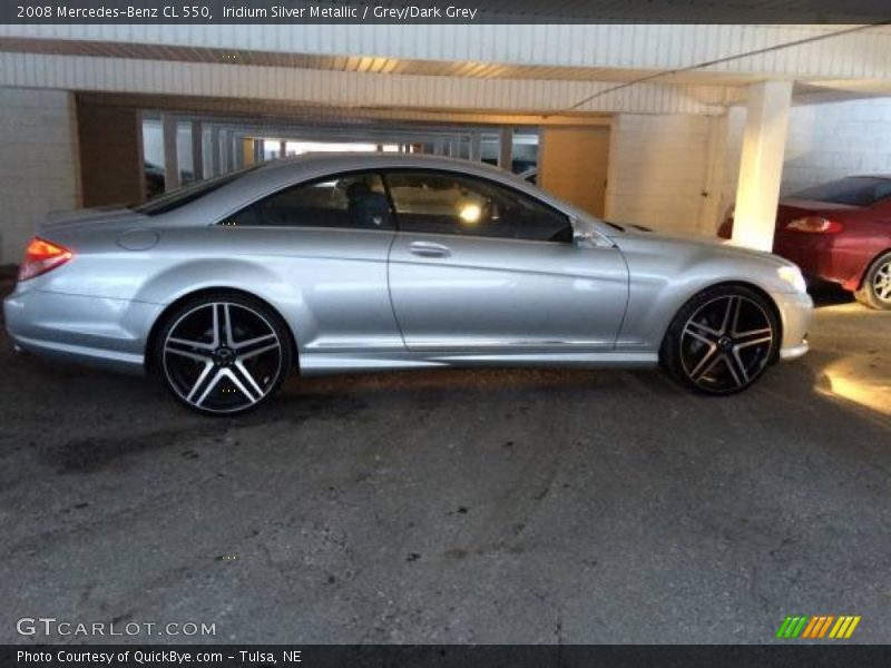 Iridium Silver Metallic / Grey/Dark Grey 2008 Mercedes-Benz CL 550