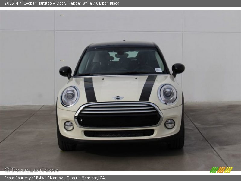 Pepper White / Carbon Black 2015 Mini Cooper Hardtop 4 Door