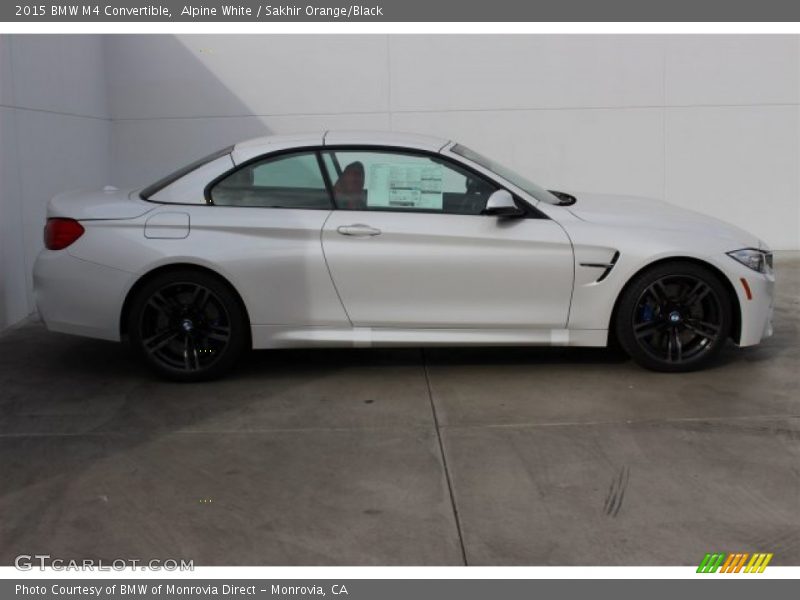  2015 M4 Convertible Alpine White