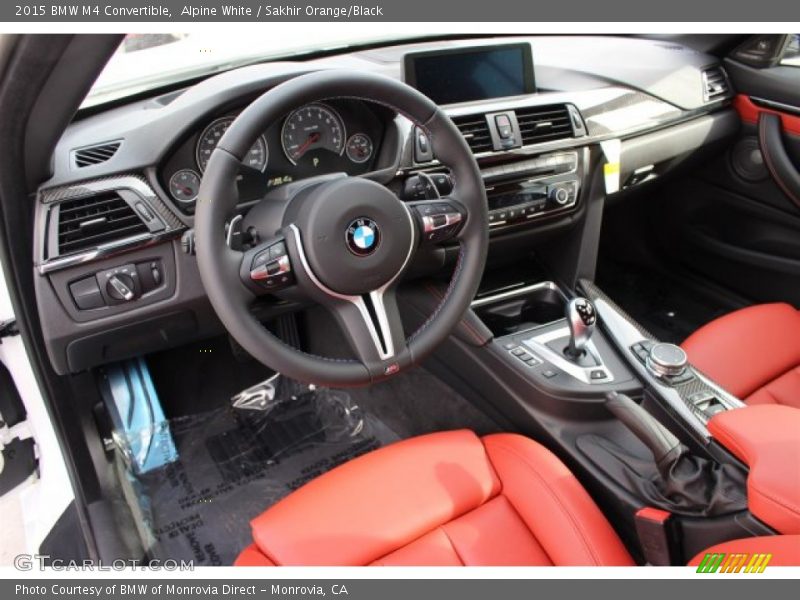 Sakhir Orange/Black Interior - 2015 M4 Convertible 