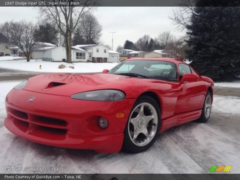 Viper Red / Black 1997 Dodge Viper GTS