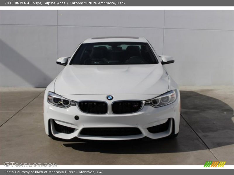 Alpine White / Carbonstructure Anthracite/Black 2015 BMW M4 Coupe