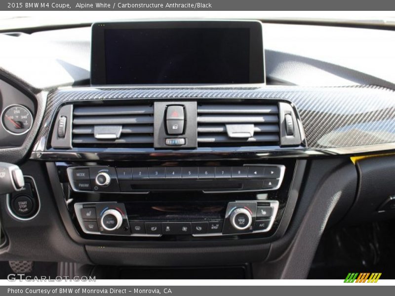 Controls of 2015 M4 Coupe