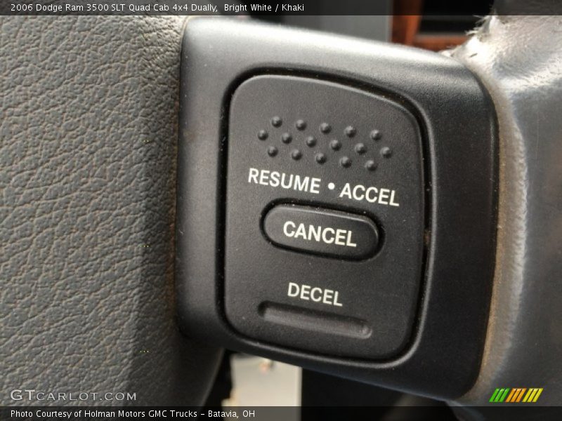 Bright White / Khaki 2006 Dodge Ram 3500 SLT Quad Cab 4x4 Dually
