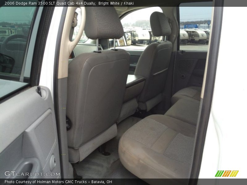 Bright White / Khaki 2006 Dodge Ram 3500 SLT Quad Cab 4x4 Dually