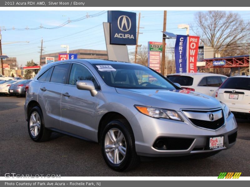 Silver Moon / Ebony 2013 Acura RDX AWD