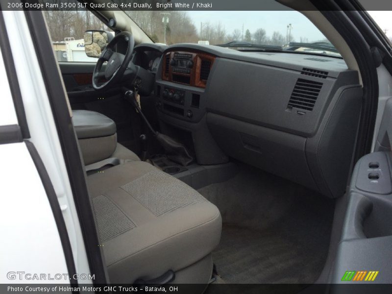 Bright White / Khaki 2006 Dodge Ram 3500 SLT Quad Cab 4x4 Dually