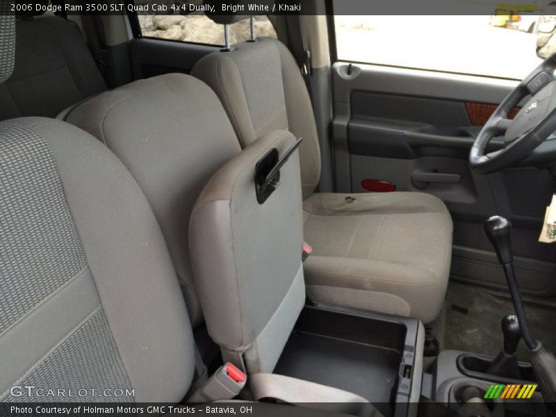 Bright White / Khaki 2006 Dodge Ram 3500 SLT Quad Cab 4x4 Dually