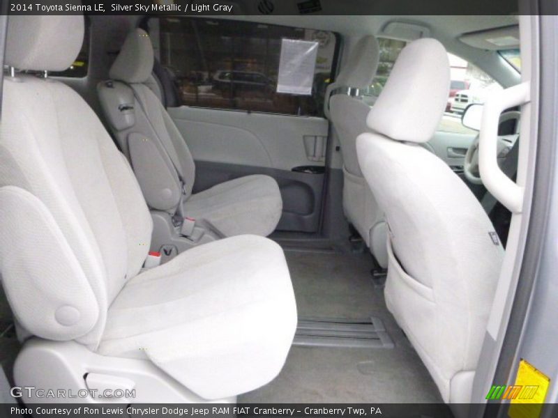 Silver Sky Metallic / Light Gray 2014 Toyota Sienna LE