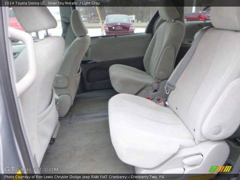 Silver Sky Metallic / Light Gray 2014 Toyota Sienna LE