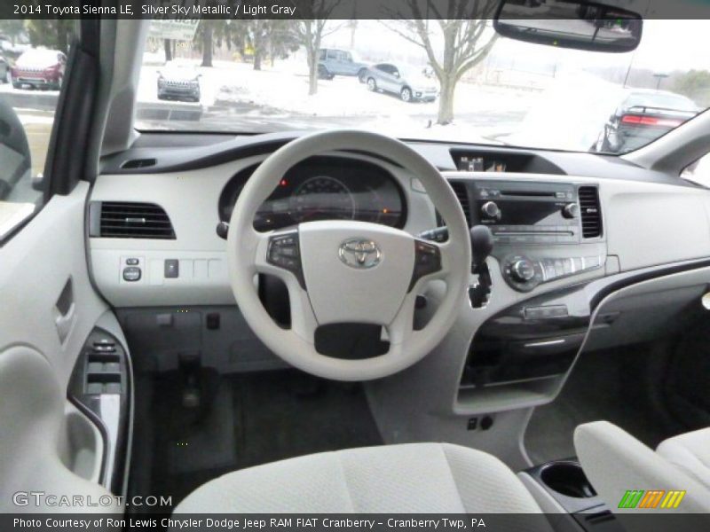 Silver Sky Metallic / Light Gray 2014 Toyota Sienna LE