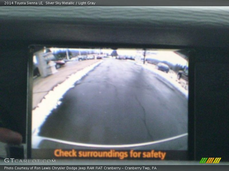Silver Sky Metallic / Light Gray 2014 Toyota Sienna LE