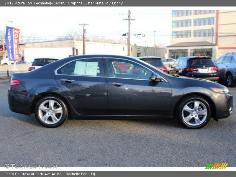 Graphite Luster Metallic / Ebony 2012 Acura TSX Technology Sedan