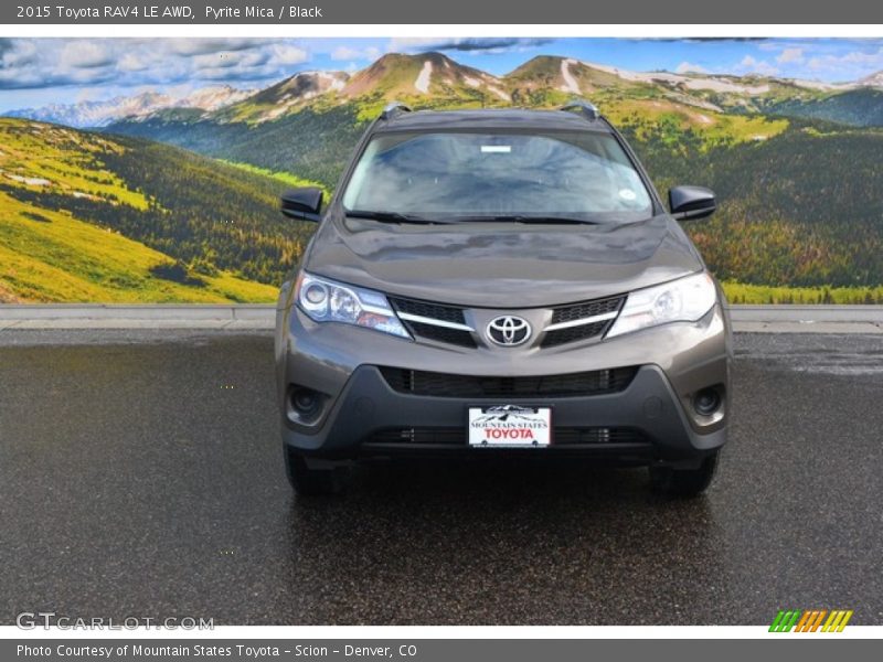 Pyrite Mica / Black 2015 Toyota RAV4 LE AWD