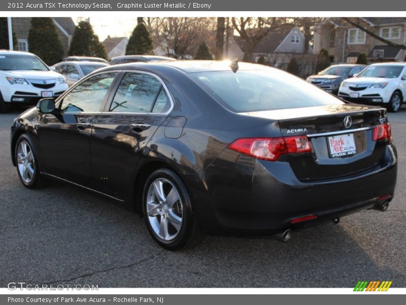 Graphite Luster Metallic / Ebony 2012 Acura TSX Technology Sedan