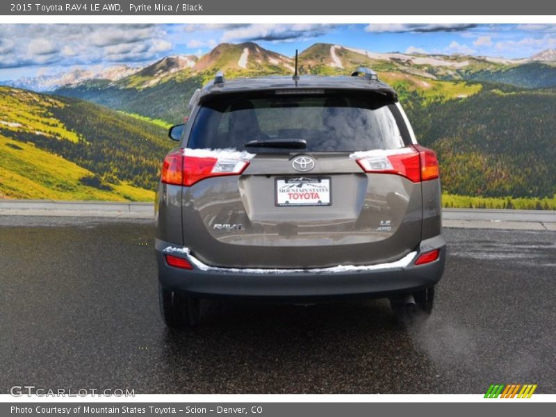 Pyrite Mica / Black 2015 Toyota RAV4 LE AWD