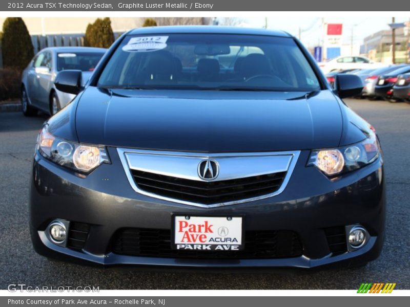 Graphite Luster Metallic / Ebony 2012 Acura TSX Technology Sedan