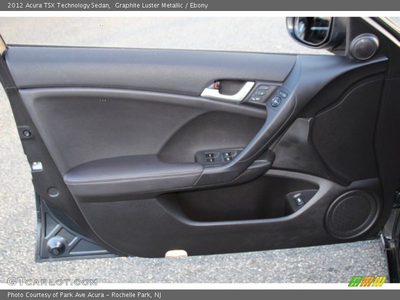 Graphite Luster Metallic / Ebony 2012 Acura TSX Technology Sedan