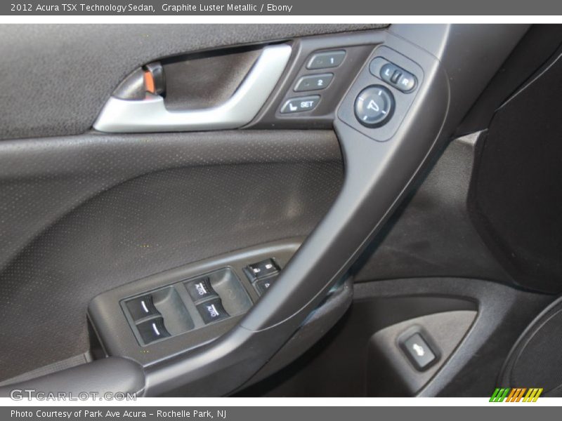 Graphite Luster Metallic / Ebony 2012 Acura TSX Technology Sedan