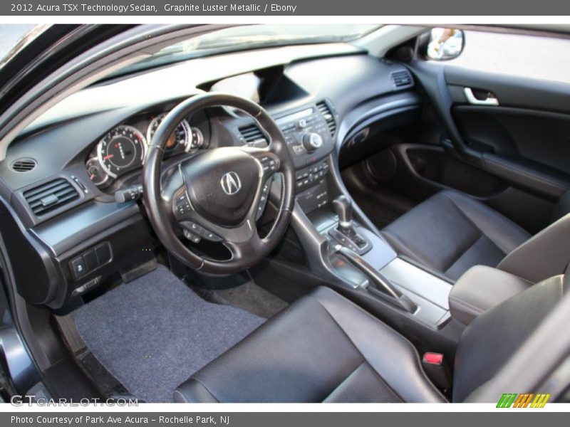 Graphite Luster Metallic / Ebony 2012 Acura TSX Technology Sedan