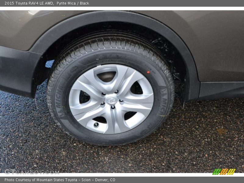 Pyrite Mica / Black 2015 Toyota RAV4 LE AWD