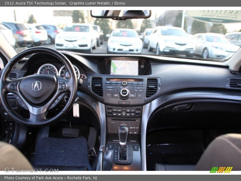 Graphite Luster Metallic / Ebony 2012 Acura TSX Technology Sedan