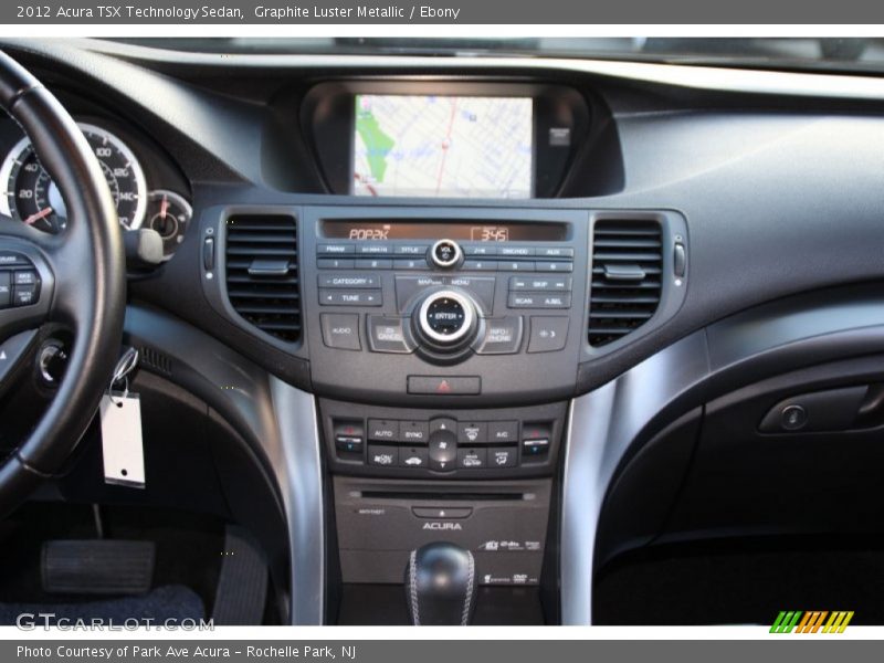Graphite Luster Metallic / Ebony 2012 Acura TSX Technology Sedan