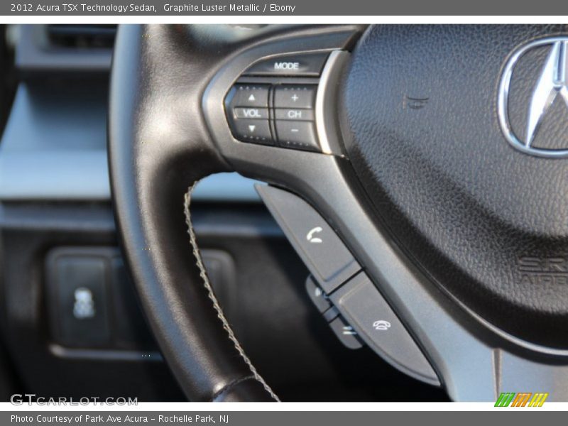 Graphite Luster Metallic / Ebony 2012 Acura TSX Technology Sedan
