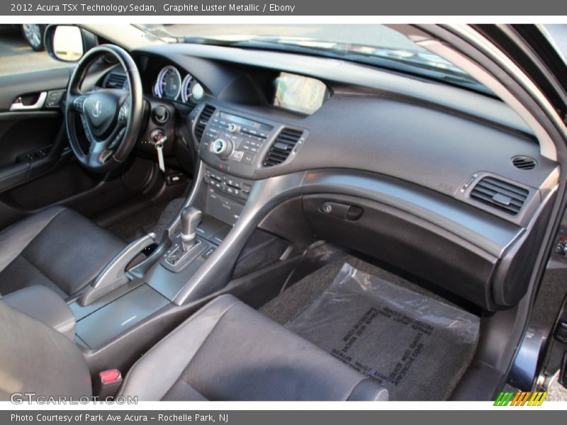 Graphite Luster Metallic / Ebony 2012 Acura TSX Technology Sedan
