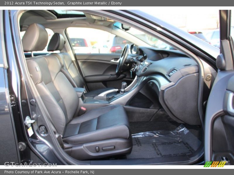 Graphite Luster Metallic / Ebony 2012 Acura TSX Technology Sedan