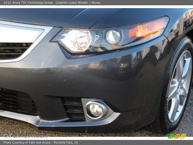 Graphite Luster Metallic / Ebony 2012 Acura TSX Technology Sedan