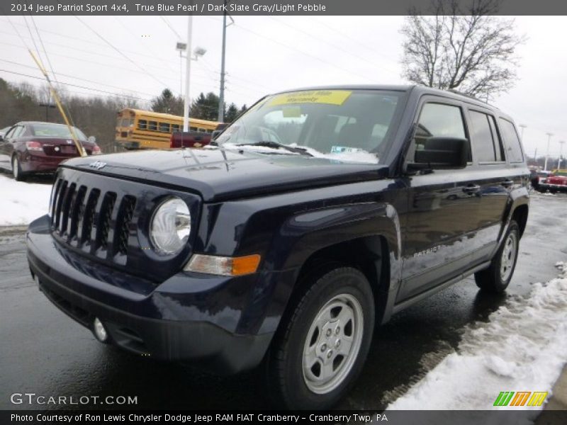 True Blue Pearl / Dark Slate Gray/Light Pebble 2014 Jeep Patriot Sport 4x4