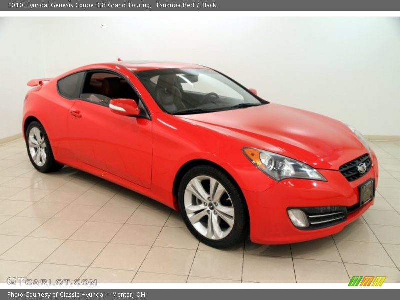 Tsukuba Red / Black 2010 Hyundai Genesis Coupe 3.8 Grand Touring