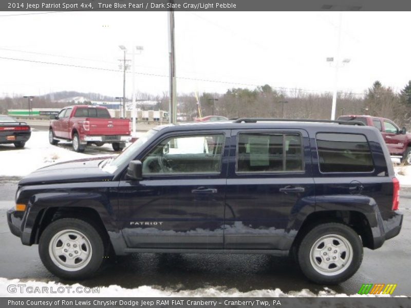 True Blue Pearl / Dark Slate Gray/Light Pebble 2014 Jeep Patriot Sport 4x4