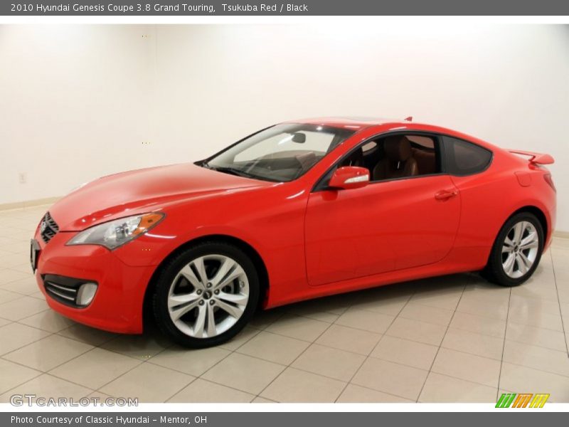 Tsukuba Red / Black 2010 Hyundai Genesis Coupe 3.8 Grand Touring