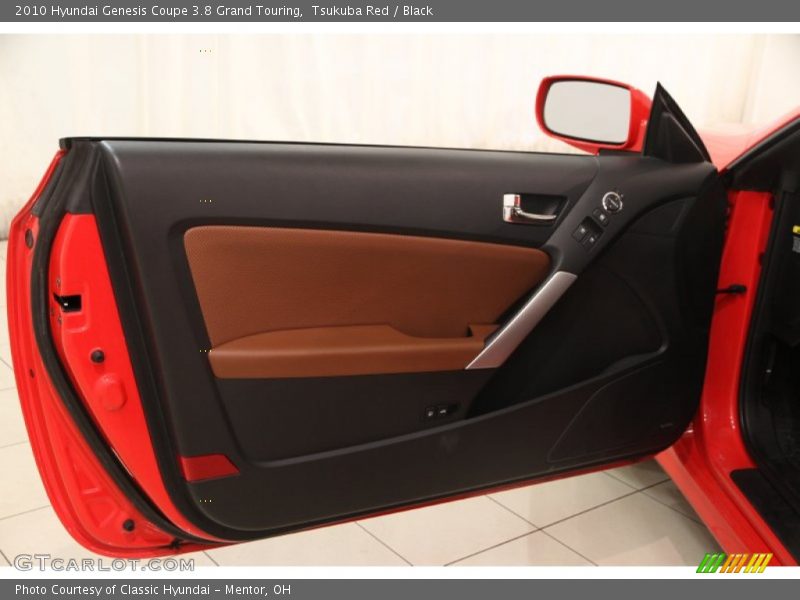 Tsukuba Red / Black 2010 Hyundai Genesis Coupe 3.8 Grand Touring